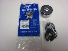 FLIP IT TUB DRAIN STOPPER Fits 1-3/8" -1-5/8" NIP FREE S/H