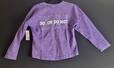 Star Wars Spirit Jersey Kids Youth Purple Do Or Do Not Disney Parks, New with Ta
