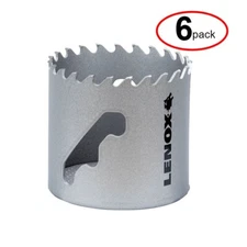 Lenox LXAH32 2-in. Speed Slot Carbide-Tipped Hole Saws  - (6Pack)