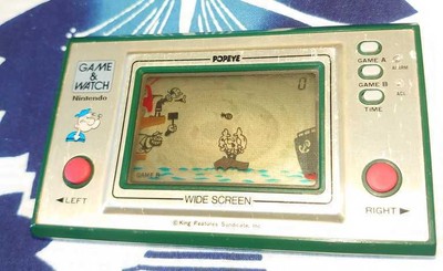 動作品】任天堂 ゲームウォッチ ポパイ popeye PP-23 蓋欠品 Nintendo
