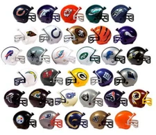 NFL Mini Team Football Helmet & One NFL Dog Tag