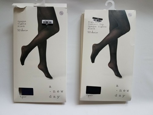 A NEW DAY 50D Black Opaque Tights 