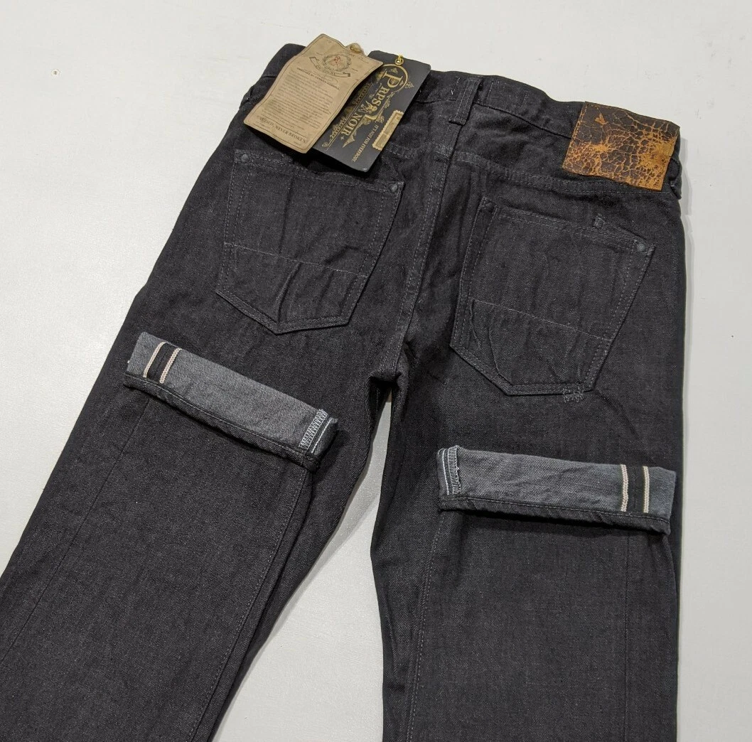 BNWT PRPS NOIR Selvedge Japanese Denim Mens Jeans Tapered Rare W32