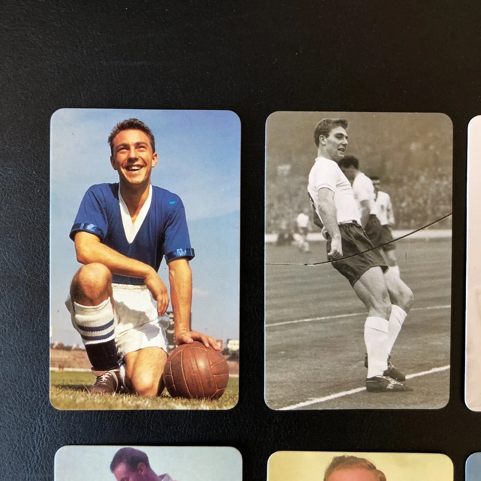 1988 Fax Pax Football Greats лот из 17 карт Бобби Мур - Стэнли Мэтьюз Грив + - Изображение 2 из 4