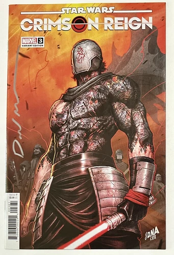 STAR WARS CRIMSON REIGN #3 1:50 RATIO VARIANT DAVID NAKAYAMA SIGNED W/COA