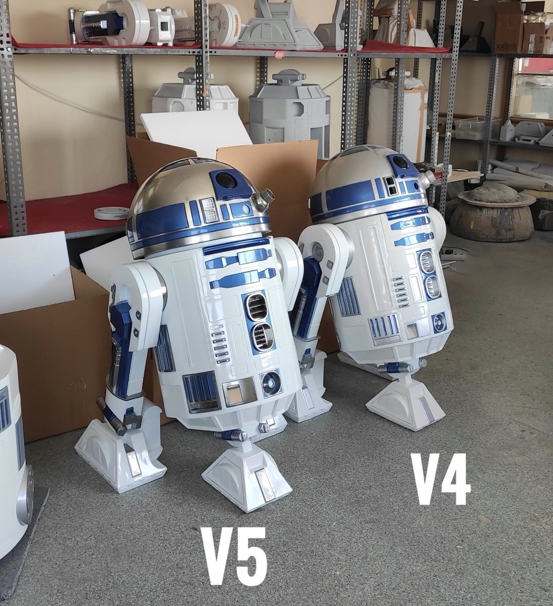 Tax/Tariff Free! V5 R2-D2– AI Remoted Life Size StarWars