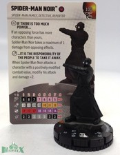 Heroclix Spider-Verse set Spider-Man Noir 100 Limited Edition figure w/card