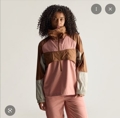 NWT $180 adidas by Stella McCartney TrueNature Jacket Pink Brown Medium JX4334