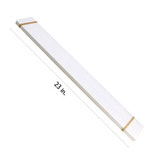 FindTape 3-Inch Wide Return Tape: 3 in. x 23 in. Clear  100 rubber-banded stri