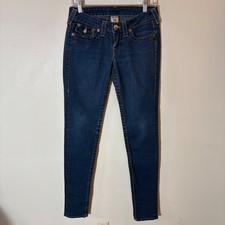 True Religion Jodie Skinny Jeans Size 27 Low Rise Made in USA