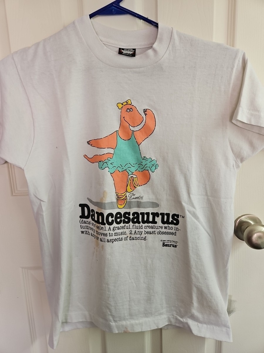 Vintage 80s Dancesaurus 1986 Saurus Cliff Galbraith Dinosaur