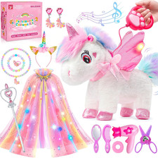 Unicorn Toys for Girls Age 4-6 Unicorns Gifts, Walking Talking Singing Interacti