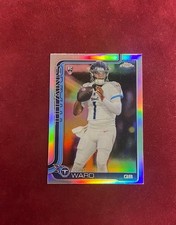 2025 Topps Chrome Cam Ward ( TITANS ) REFRACTOR Rookie Card RC #314