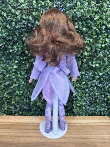 2003 American Girl Hallie Hopscotch Hill bambola scuola viola vestito fata ritirata - Foto 7 di 12