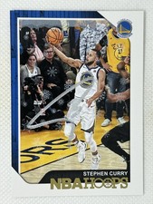 2018-19 Panini Hoops Winter #15 Stephen Curry Golden State Warriors Signed Card