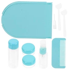 10 in Airport Liquid Bottles Travel Refillable Airplane Toiletries Container