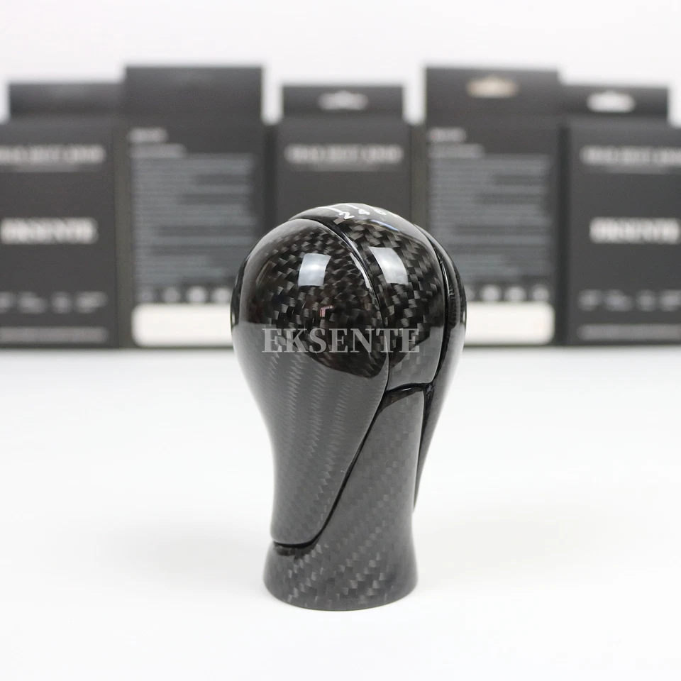 Full Real Carbon Fiber 6S MT Gear Shift Knob For Nissan 370Z 2009 - 2019 - Image 3 of 4