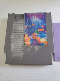 Vintage Tetris Nintendo NES Game Cartridge Japan w/ Manual Classic Puzzle Video