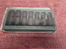 New Snap-on 7pc 38 Drive 207ipfm 6pt Metric Shallow Swivel Impact Socket Set New Snap-on 7pc 38 Drive 207ipfm 6pt Metric Shallow Swivel Impact Socket Set
