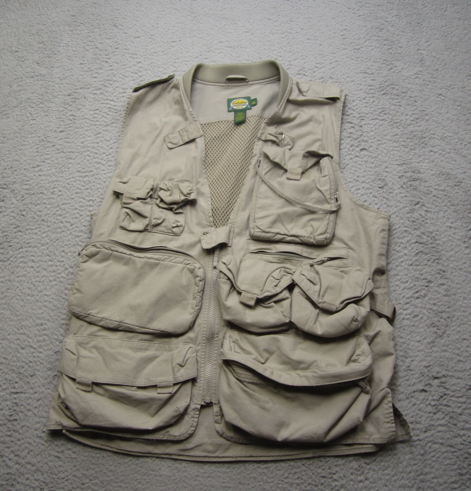 Cabelas Vest Mens L Hunting Safari Gear Fishing Multi Pocket Utility Travel