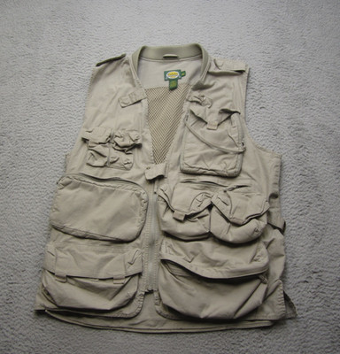 Cabelas Vest Mens L Hunting Safari Gear Fishing  Multi Pocket Utility Travel