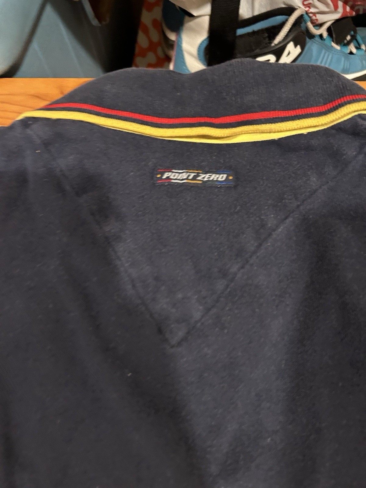 Vintage Y2K Point Zero Code Flag Button Up Colour… - image 5