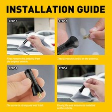 Car Roof 1.4 Aerial Antenna Whip Signal Mast Stereo Amplified Universal Radio A Car Roof 1.4 Aerial Antenna Whip Signal Mast Stereo Amplified Universal Radio A