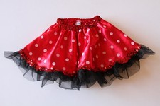 A Wish Come True Girl 8C Dance Costume Tutu Dancewear Skirt Polka Dot Red Sequin