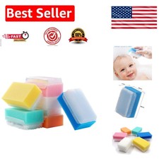 6 Pack Reusable Sensory Brushes - Baby Bath Scrubber for Soothing Care