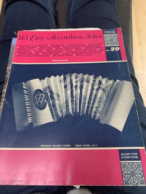 MUSIC FOR EVERYONE No 29  113 EASY ACCORDION SOLOS BY AL ULIN MUSIC BOOK NOS