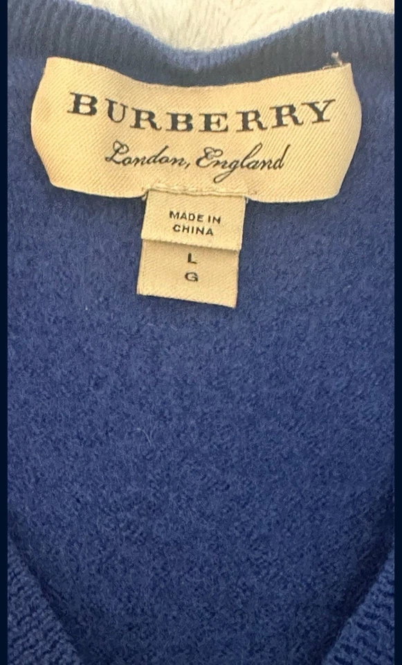 Suéter de lana Burberry para niños talla grande (10-12 niño pequeño) Foto 2 de 3