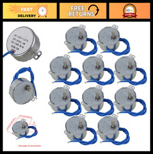15-18 RPM AC110V 4W CW/CCW Turntable Synchronous Electric Motor 7mm Shaft - Set