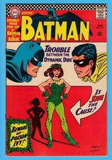 BATMAN # 181 VGFN (5.0) 1st APPEARANCE of POISON IVY - GLOSSY CENTS DC KEY- 1966