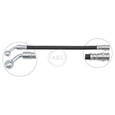 2x A.B.S. Bremsschlauch hinten F15143810B F15143810A | 121637