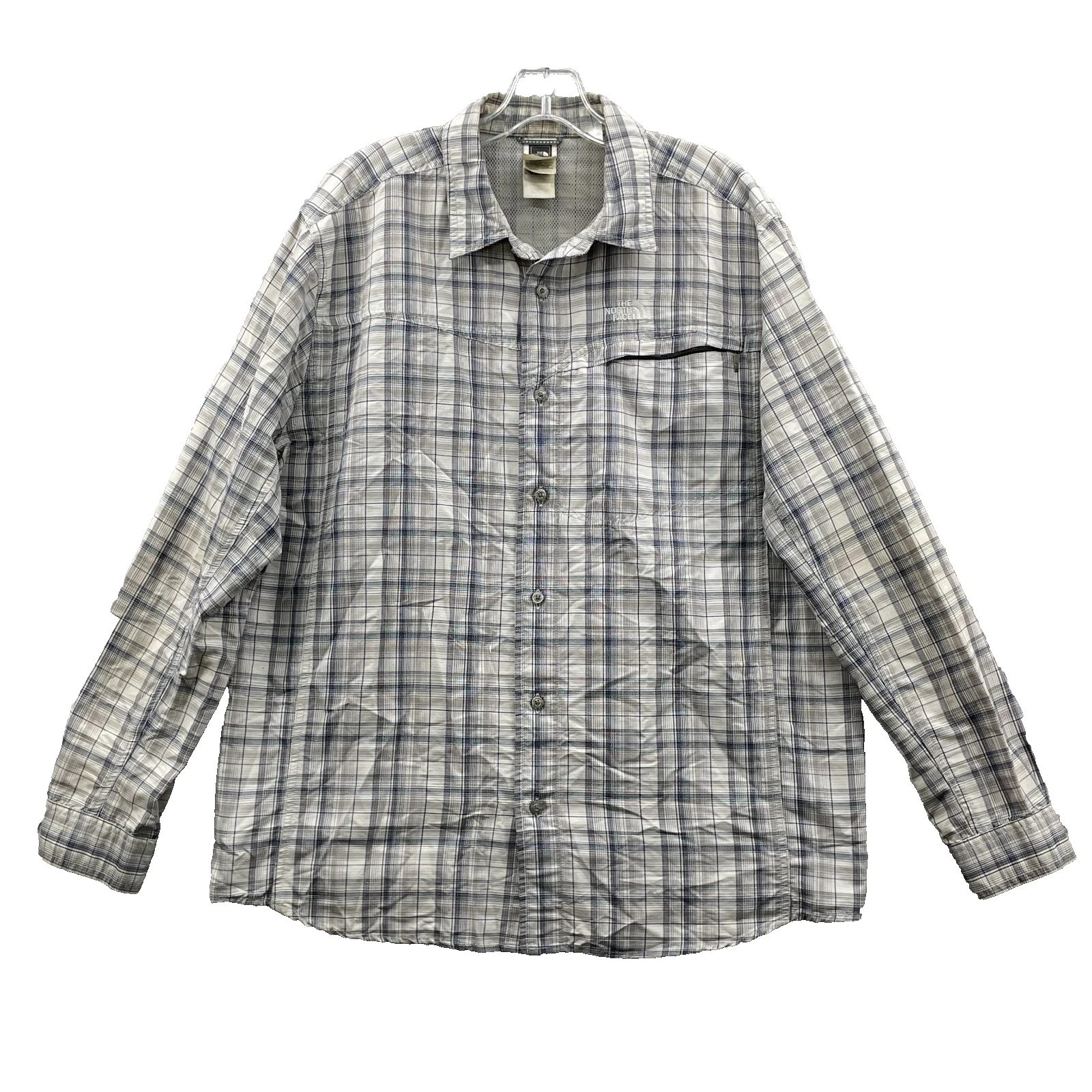 North Face Performance Shirt Men's Large Vented Fishing Hiking Outdoor Gorpcore