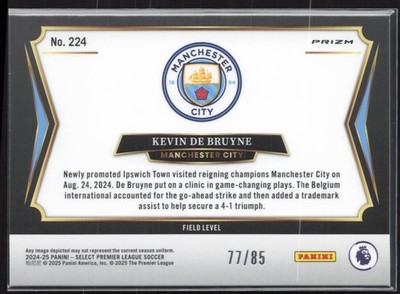 2024-25 Panini Select Premier League #224 Kevin De Bruyne White