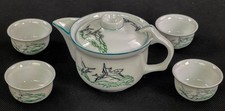 Japanese Tea Set No Original Case NEW Open Box 1 Teapot 4 Cups Set of 4