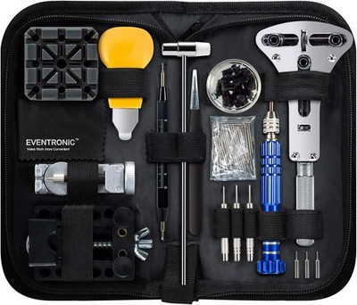 Eventronic Uhren-Werkzeug Set, Uhr Reparatur Uhrmacher-Werkzeug Uhr, Tool-Kit