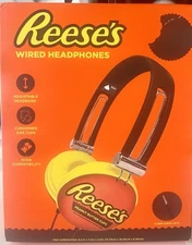 Reeses Peanut Butter Cups Wired Headphones Hershey New