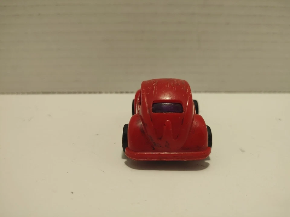 🔥 Buddy L 塑料和金属大众甲壳虫虫红色 2.5 英寸汽车老式日本 — 第 4/4 张图片