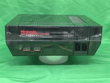 Custom Transparent Smoke Gray Nintendo NES Console Working 