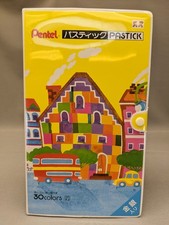 Pentel GC1-30D Crayon Pencils Pastic 30 Colors, Minor damages see Photo 