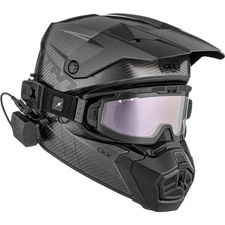New CKX Titan AMS Pro Snowmobile Helmet, carbon, Apex Goggle, Size 2XL, #518396