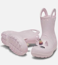 New Crocs Kids' Handle It Unicorn Rain Boots Size 4