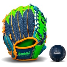 Soft Mesh 9.5  Youth Baseball Glove  Foam Ball - Perfect for Kids  Toddlers