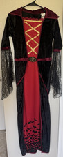 Royal Vampire Girls Costume Size XL 12-14 yrs