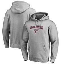 Men's Ash Southern Illinois Salukis Proud Mascot Pullover Hoodie