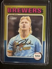 🔥Joey Wiemer 2024 Topps Heritage High Number #56 Chrome 120/699 Brewers