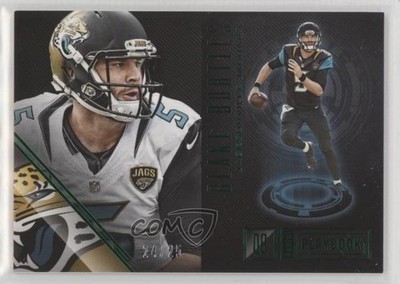 2016 Panini Playbook Green 24/25 Blake Bortles #22 6k2