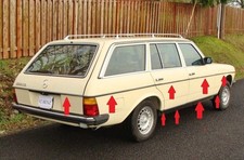 Für Mercedes Benz W123 S123 300TD Wagoon Tür FENDER Kofferraum Rocker Panel Form